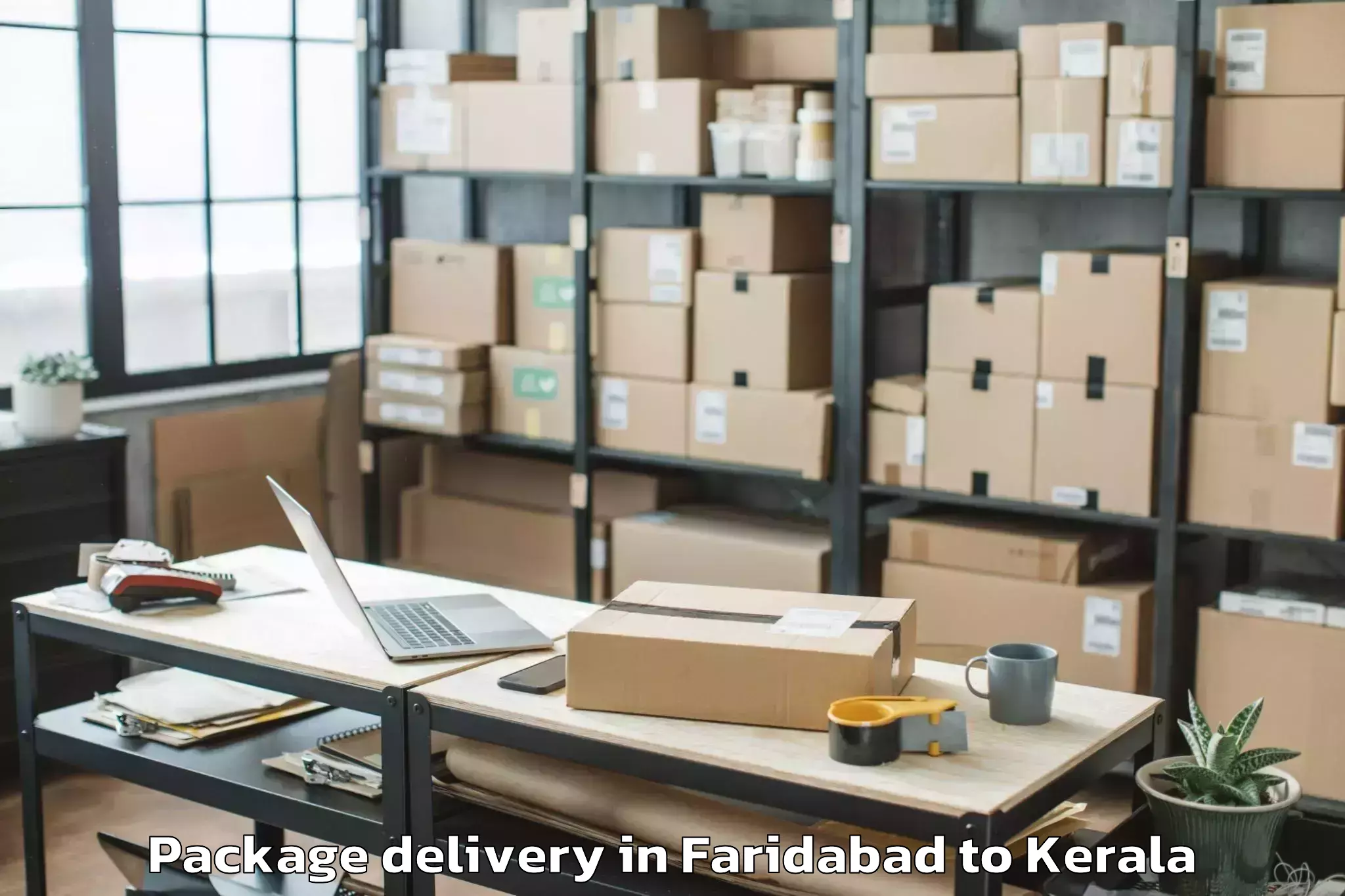 Book Faridabad to Ezhupunna Package Delivery